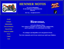 Tablet Screenshot of hemmer-motos.com